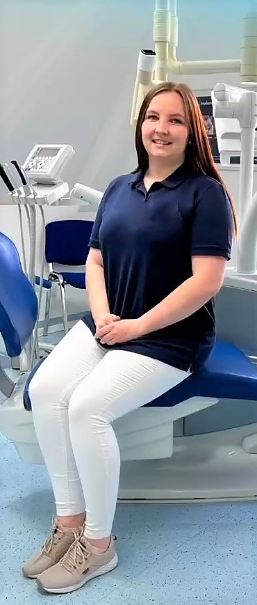 Weronika, Zahnmedizinische Fachangestellte im Zentrum Zahngesundheit